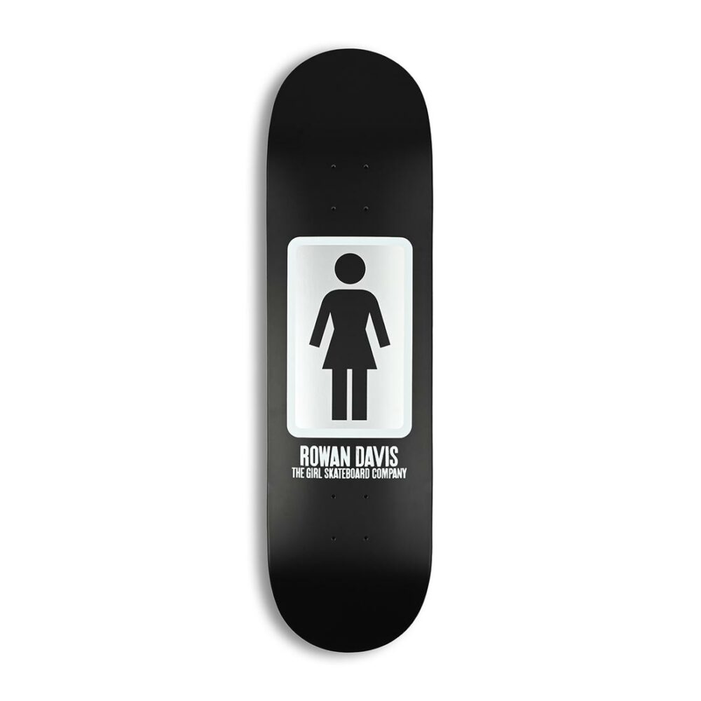 Girl Rowan Davis OG Black White Skateboard Deck