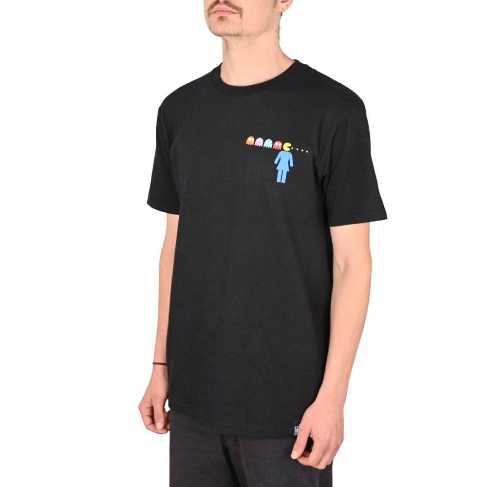 Girl Skateboards Pac-Man Maze S/S T-Shirt - Black