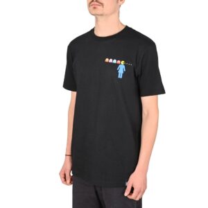 Girl Skateboards Pac-Man Maze S/S T-Shirt - Black