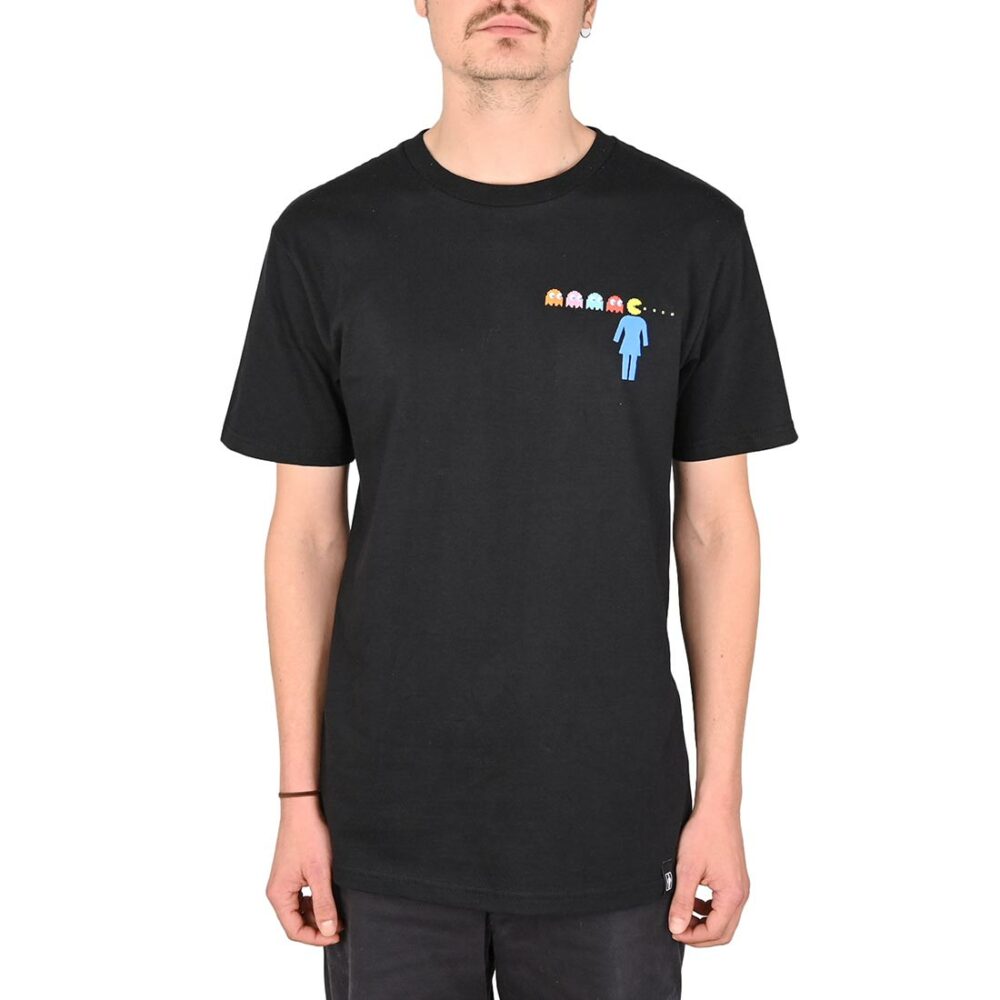 Girl Skateboards Pac-Man Maze S/S T-Shirt - Black