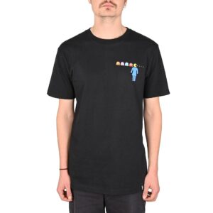 Girl Skateboards Pac-Man Maze S/S T-Shirt - Black
