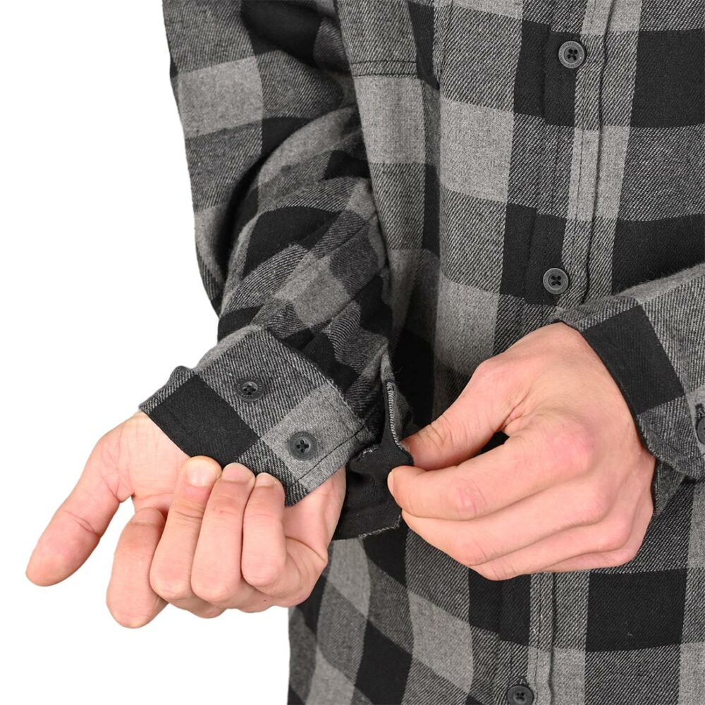 Independent Belmont L/S Shirt - Grey Check