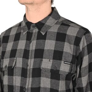 Independent Belmont L/S Shirt - Grey Check