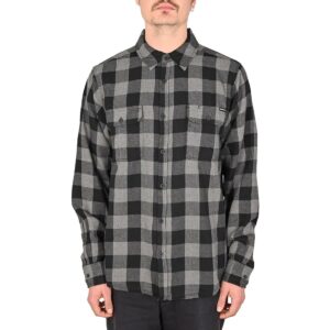 Independent Belmont L/S Shirt - Grey Check
