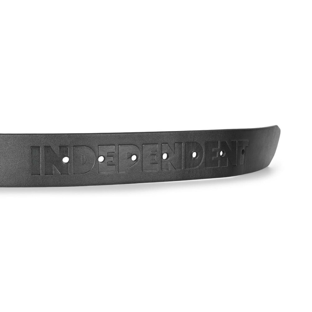 Independent Belt Bar PU Leather Belt - Black