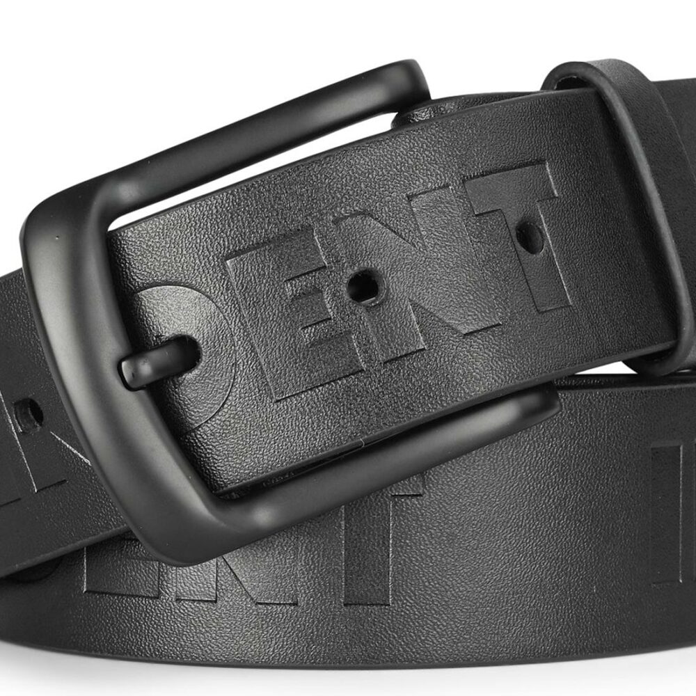Independent Belt Bar PU Leather Belt - Black