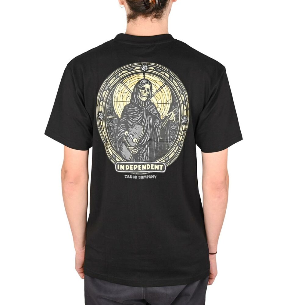 Independent ITC Stained S/S T-Shirt - Black
