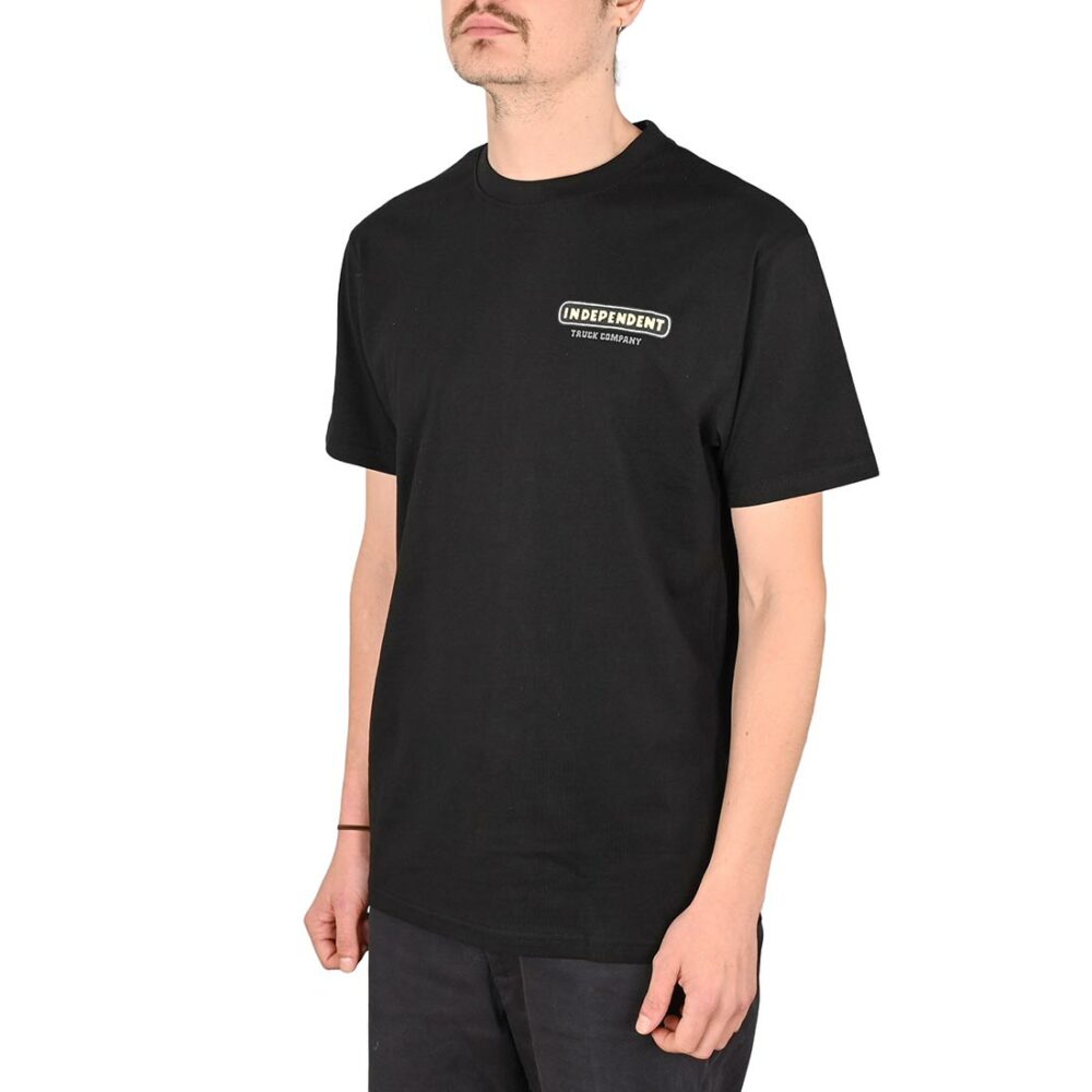 Independent ITC Stained S/S T-Shirt - Black