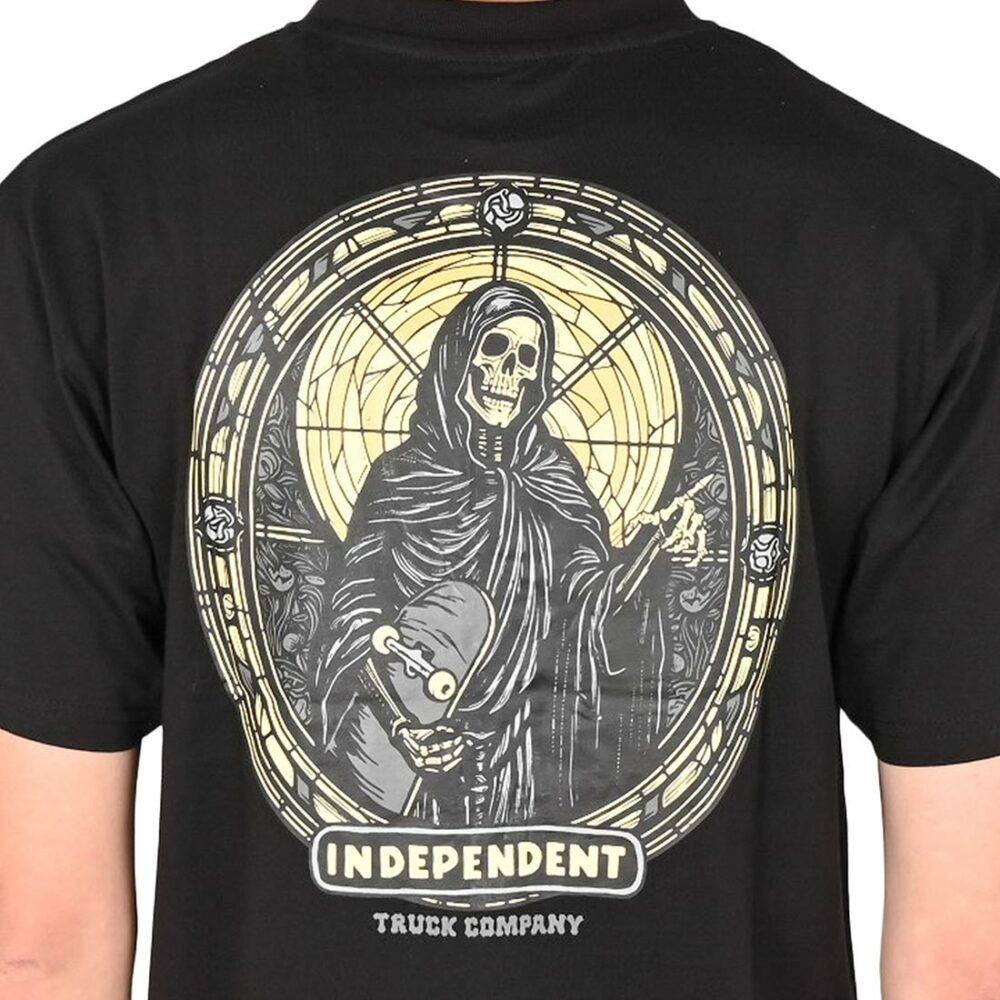 Independent ITC Stained S/S T-Shirt - Black