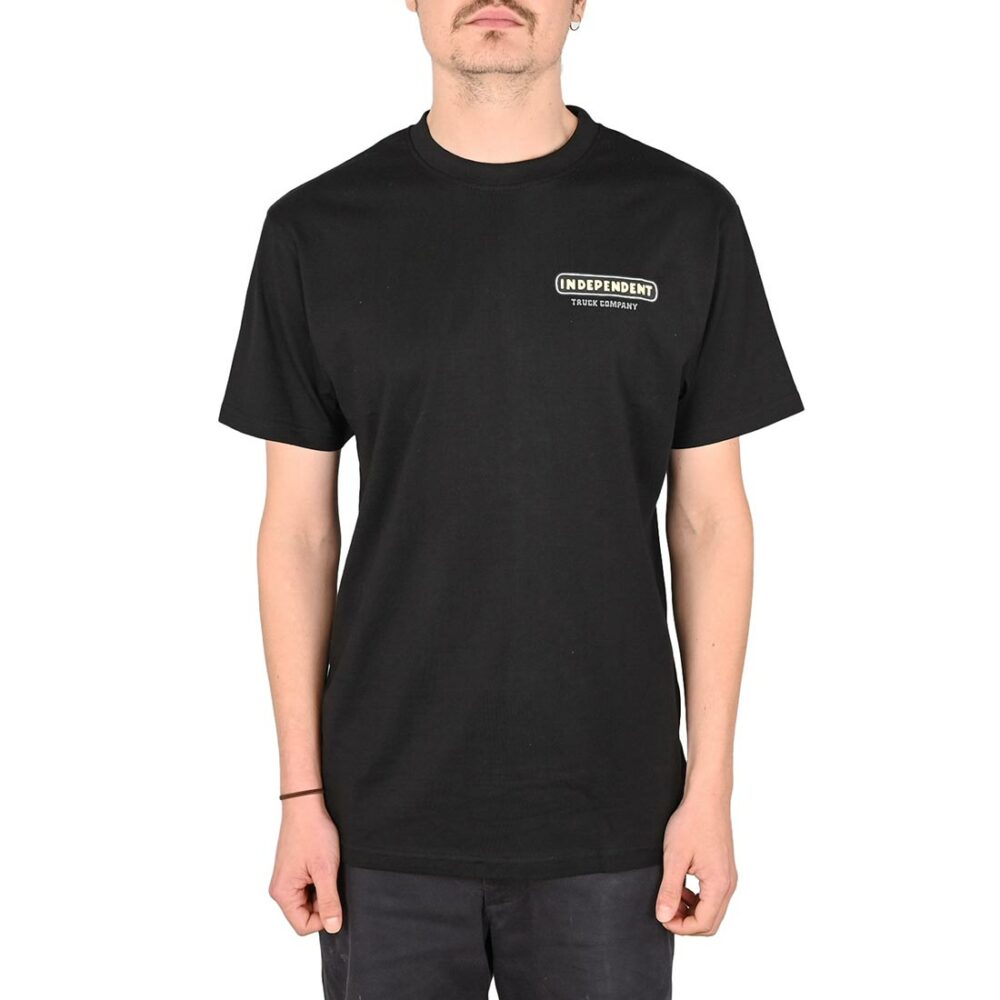 Independent ITC Stained S/S T-Shirt - Black