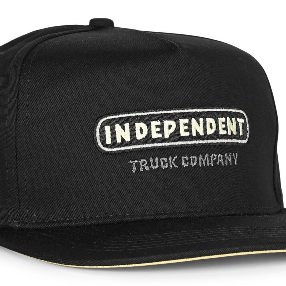 Independent ITC Stained Snapback Cap - Black