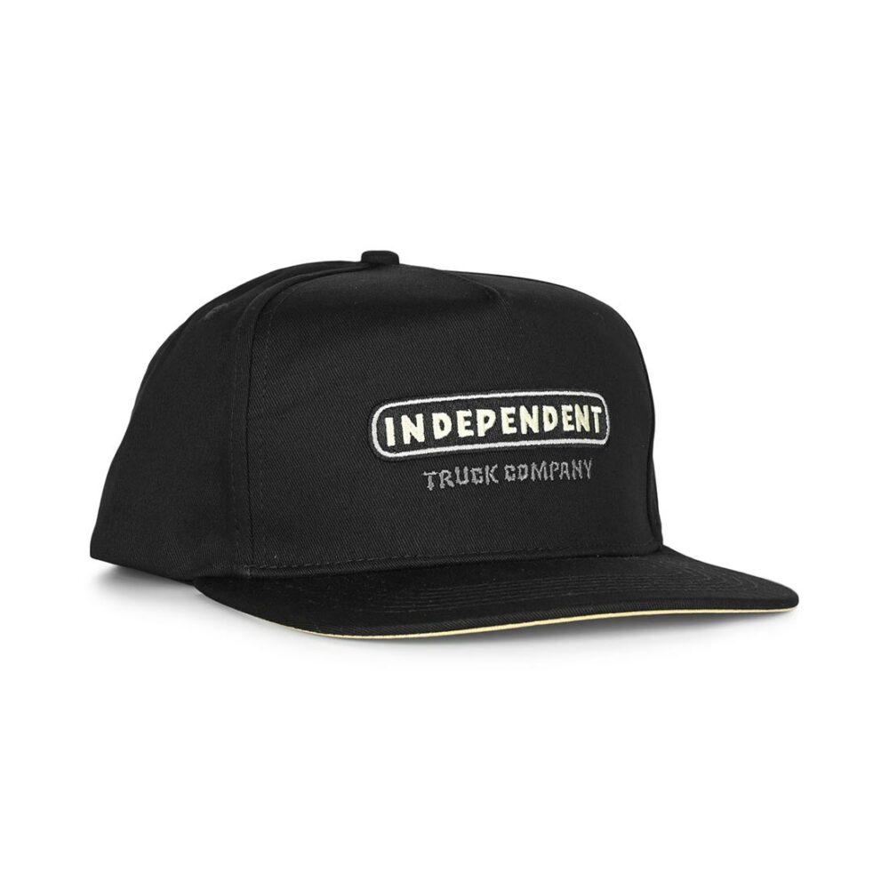 Independent ITC Stained Snapback Cap - Black