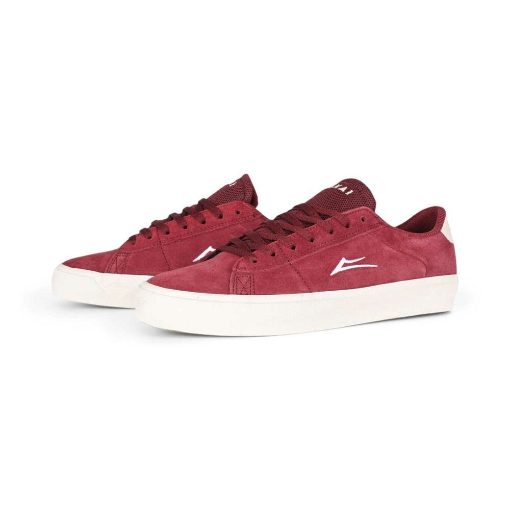 Lakai Newport Skate Shoes - Burgundy