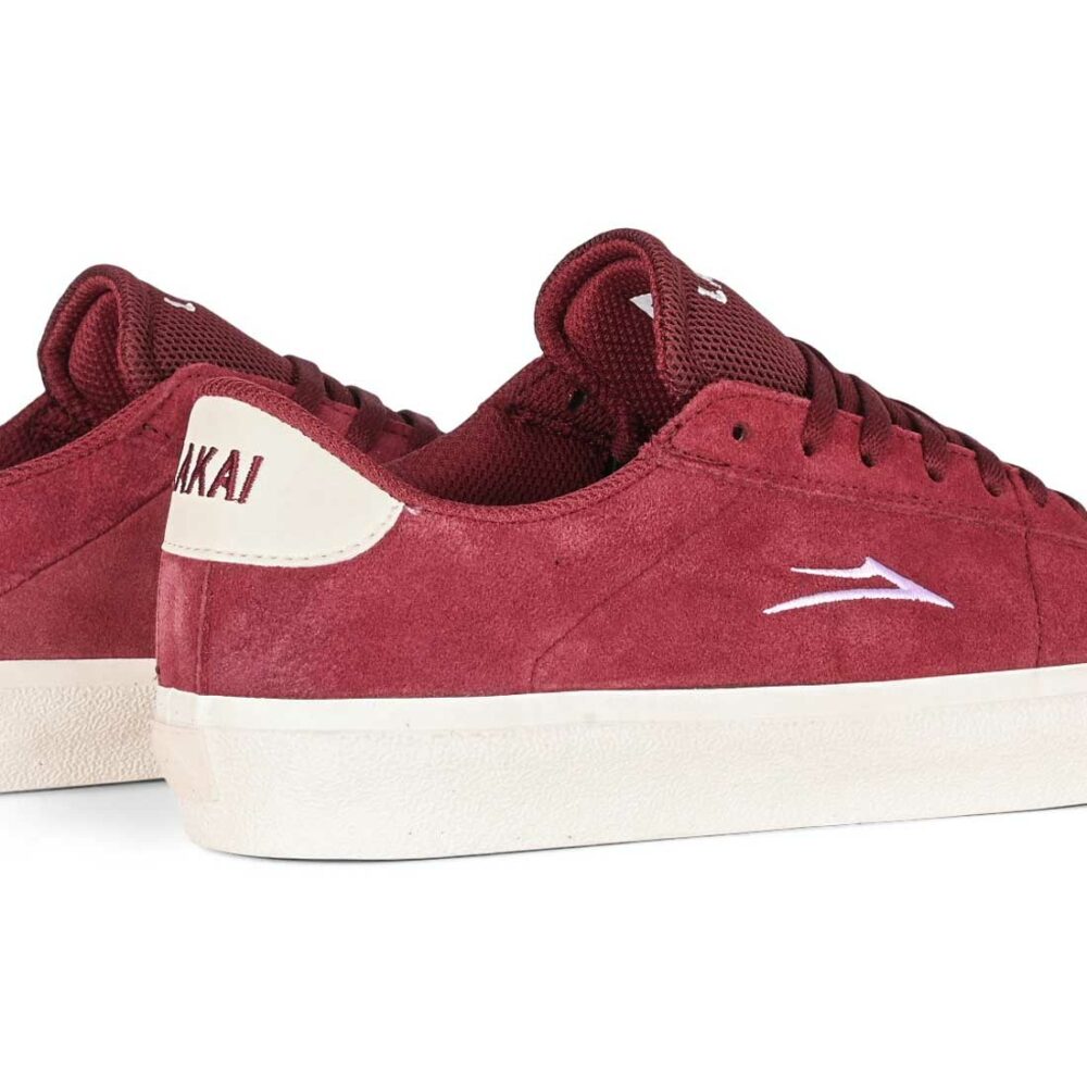Lakai Newport Skate Shoes - Burgundy