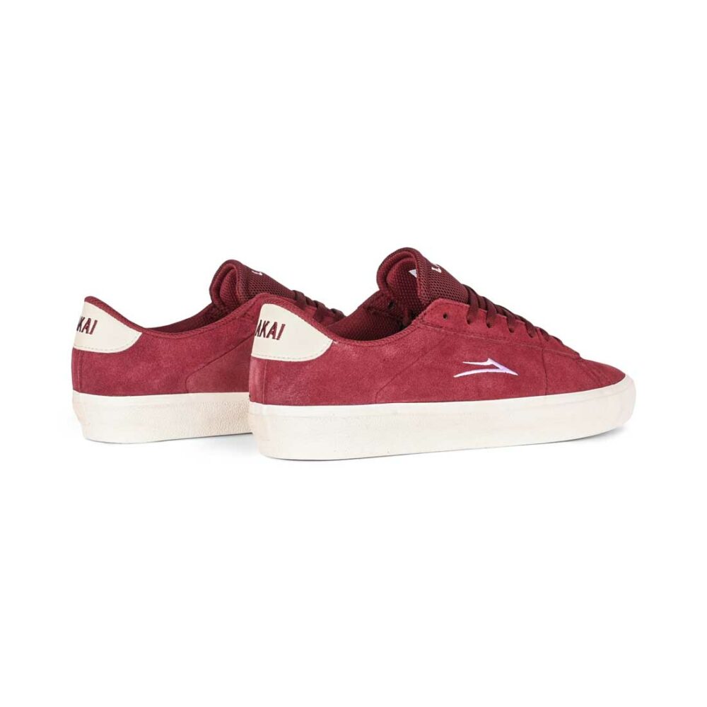 Lakai Newport Skate Shoes - Burgundy