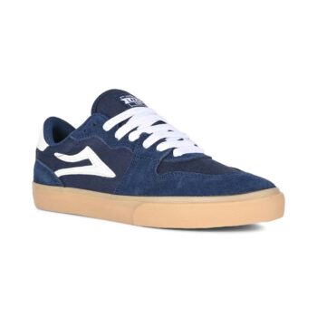Lakai York Skate Shoes - Navy/Gum
