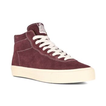 Last Resort VM001 Suede Hi Skate Shoes - Fig Red/White