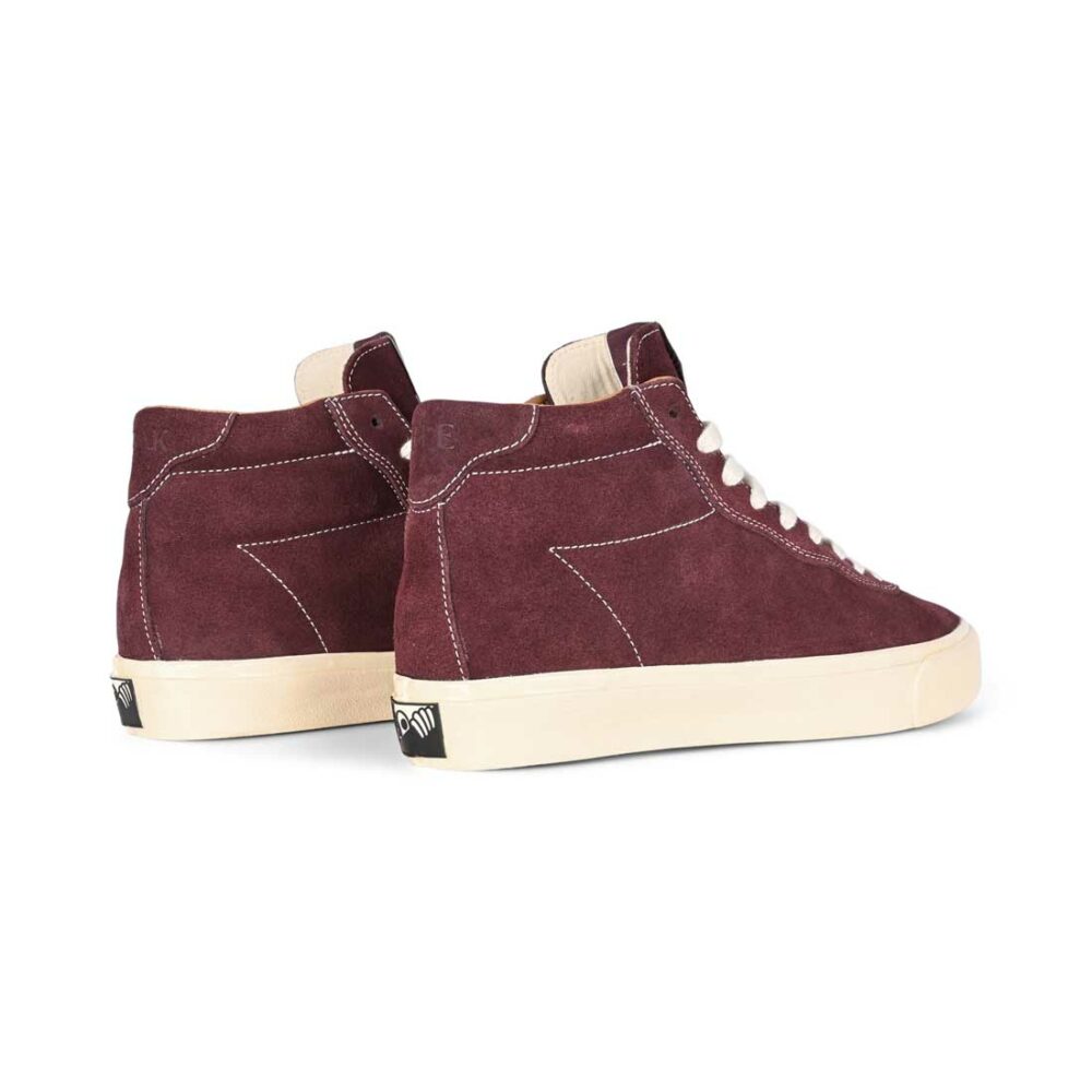 Last Resort VM001 Suede Hi Skate Shoes - Fig Red/White