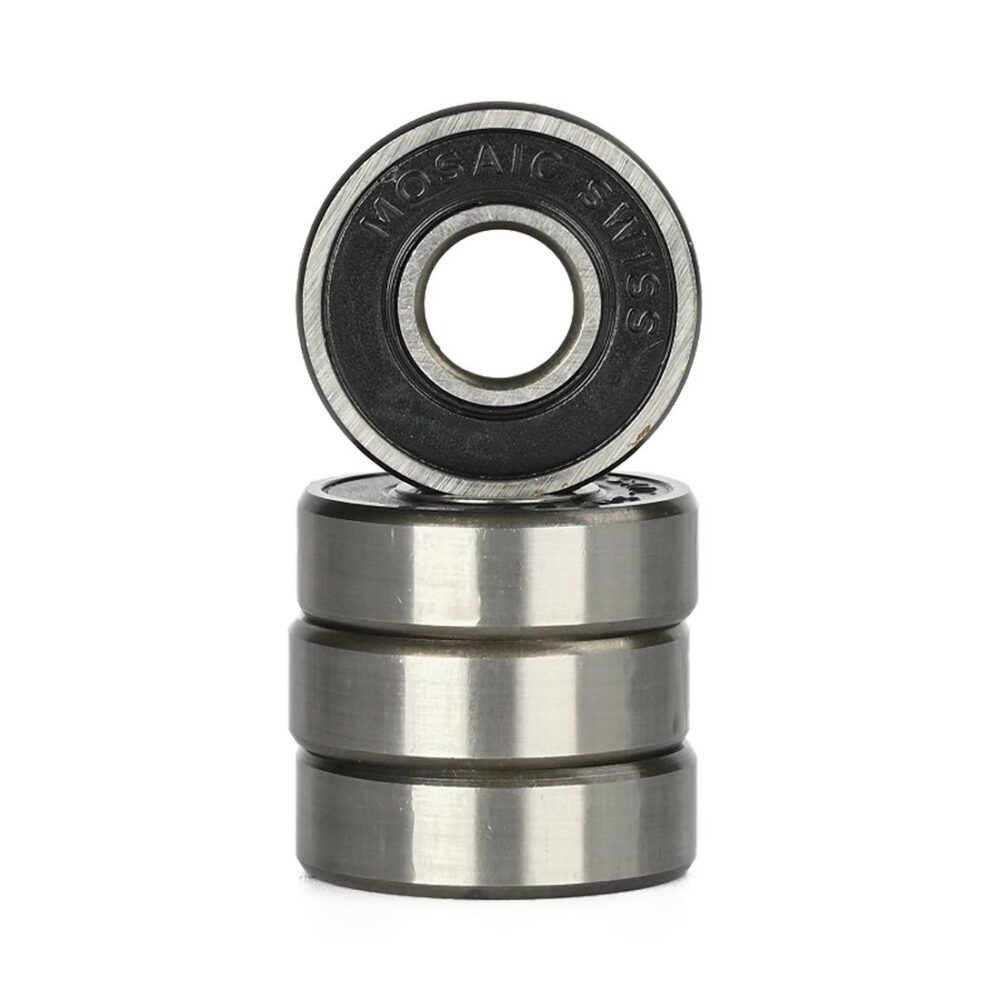 Mosaic Swiss Precision Bearings - Silver/Black