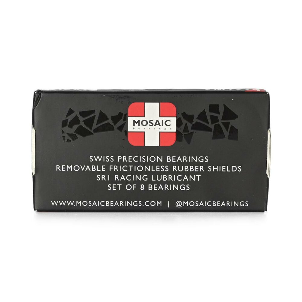 Mosaic Swiss Precision Bearings - Silver/Black