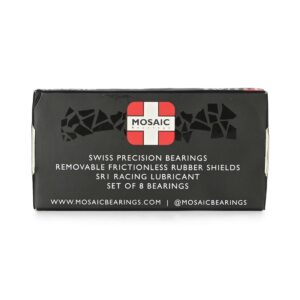 Mosaic Swiss Precision Bearings - Silver/Black