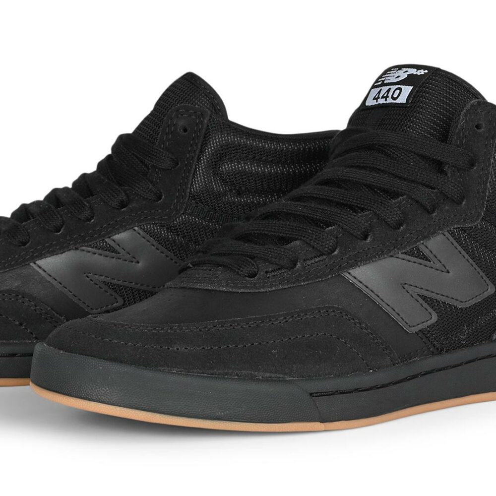 New Balance Numeric 440 High-Top V2 Skate Shoes - Black/Gum