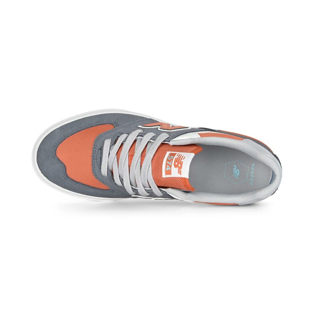 New Balance Numeric 574 Vulc Skate Shoes - Dark Arctic Grey/Infield Clay