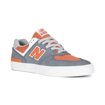New Balance Numeric 574 Vulc Skate Shoes - Dark Arctic Grey/Infield Clay