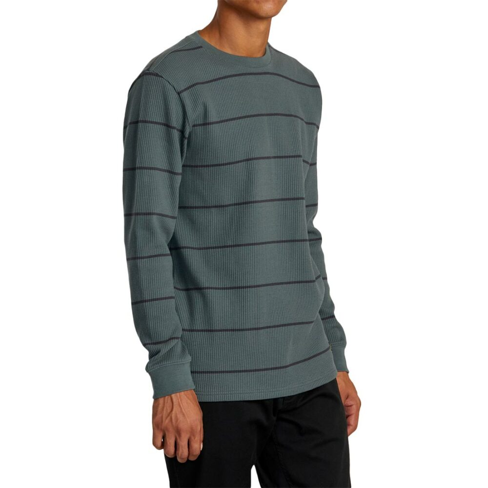 RVCA Dayshift Thermal L/S T-Shirt - Balsam Green