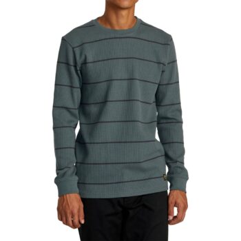 RVCA Dayshift Thermal L/S T-Shirt - Balsam Green