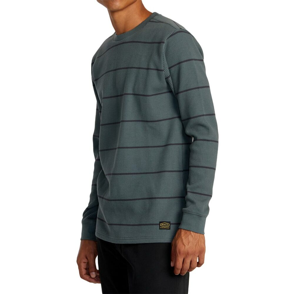 RVCA Dayshift Thermal L/S T-Shirt - Balsam Green