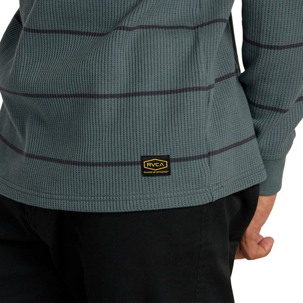 RVCA Dayshift Thermal L/S T-Shirt - Balsam Green