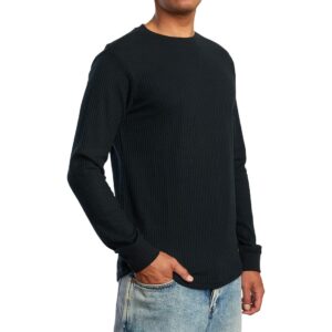 RVCA Dayshift Thermal L/S T-Shirt - Black