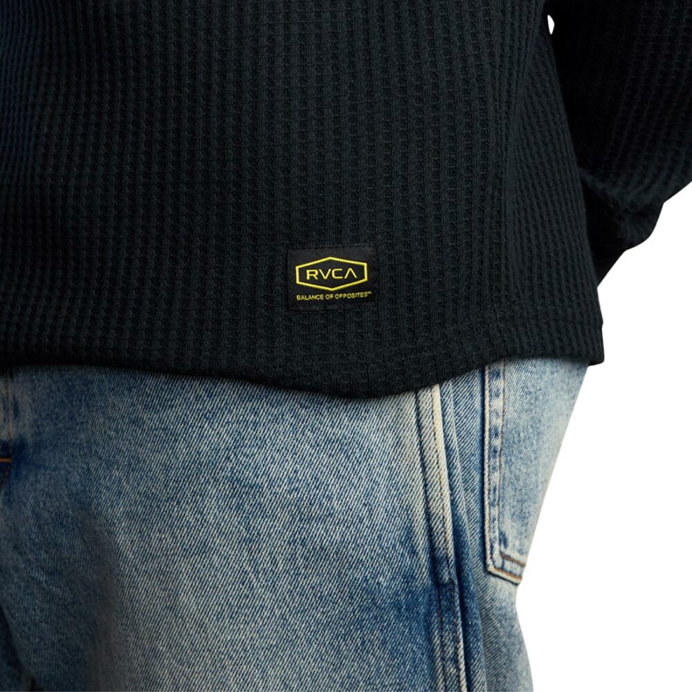RVCA Dayshift Thermal L/S T-Shirt - Black