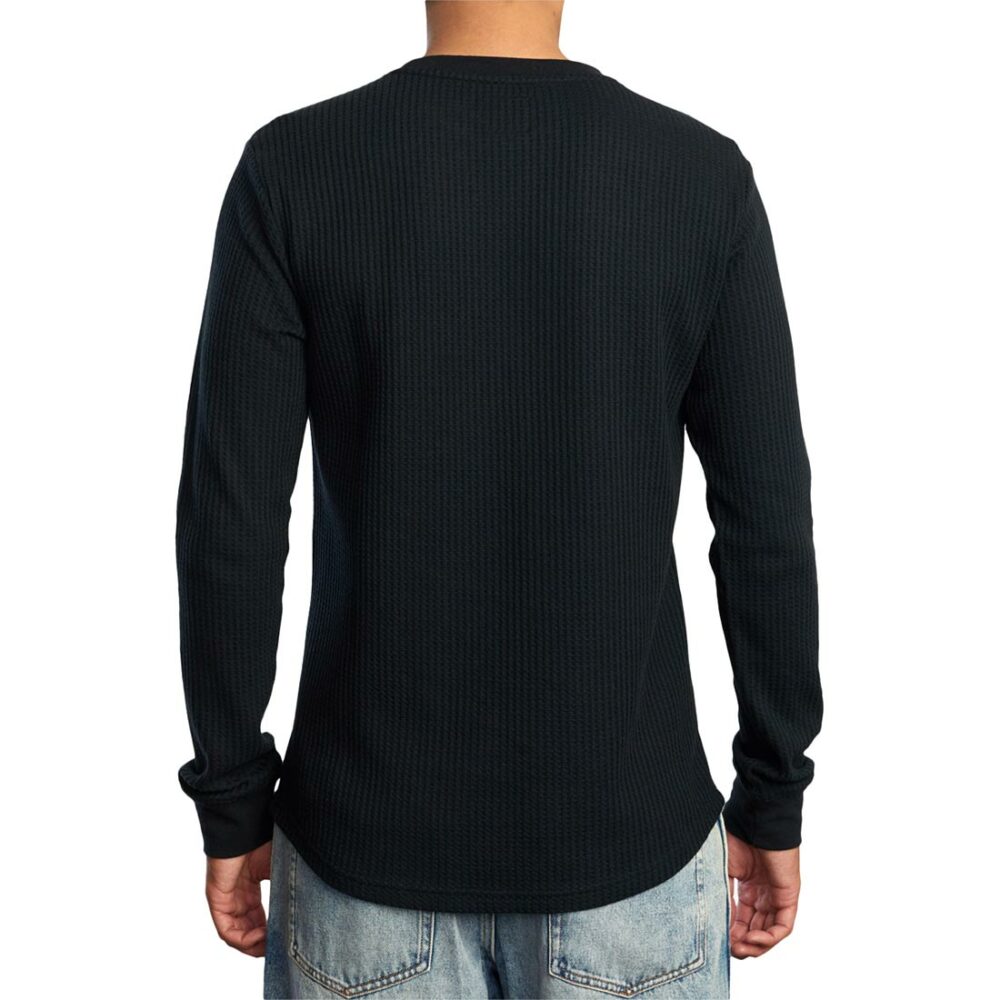 RVCA Dayshift Thermal L/S T-Shirt - Black