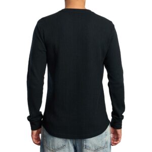 RVCA Dayshift Thermal L/S T-Shirt - Black