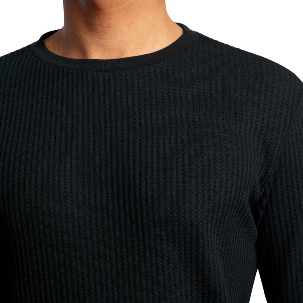 RVCA Dayshift Thermal L/S T-Shirt - Black