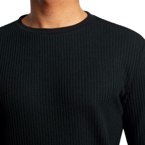 RVCA Dayshift Thermal L/S T-Shirt - Black