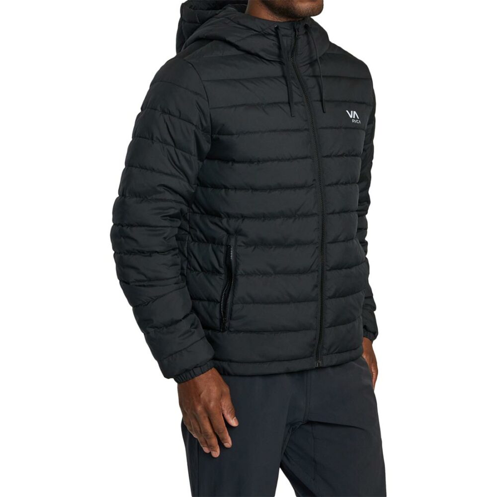 RVCA Packable Puffa Hooded Jacket - Black