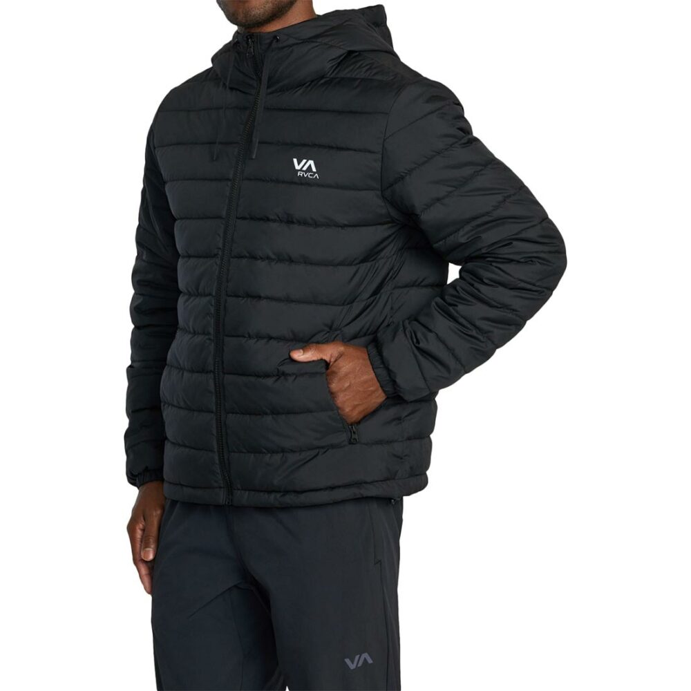 RVCA Packable Puffa Hooded Jacket - Black