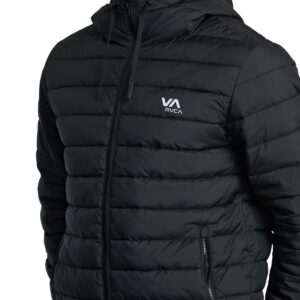 RVCA Packable Puffa Hooded Jacket - Black