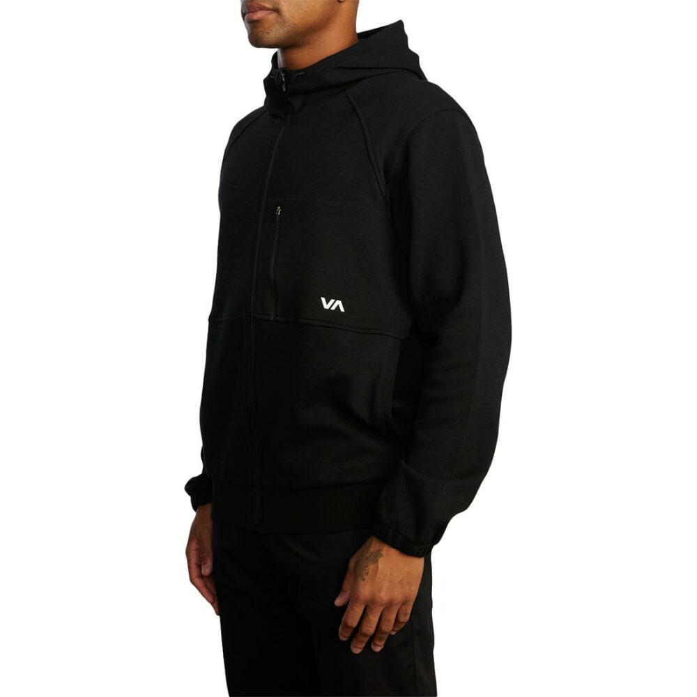 RVCA Sport Tech Zip-Up Hoodie - Black 2