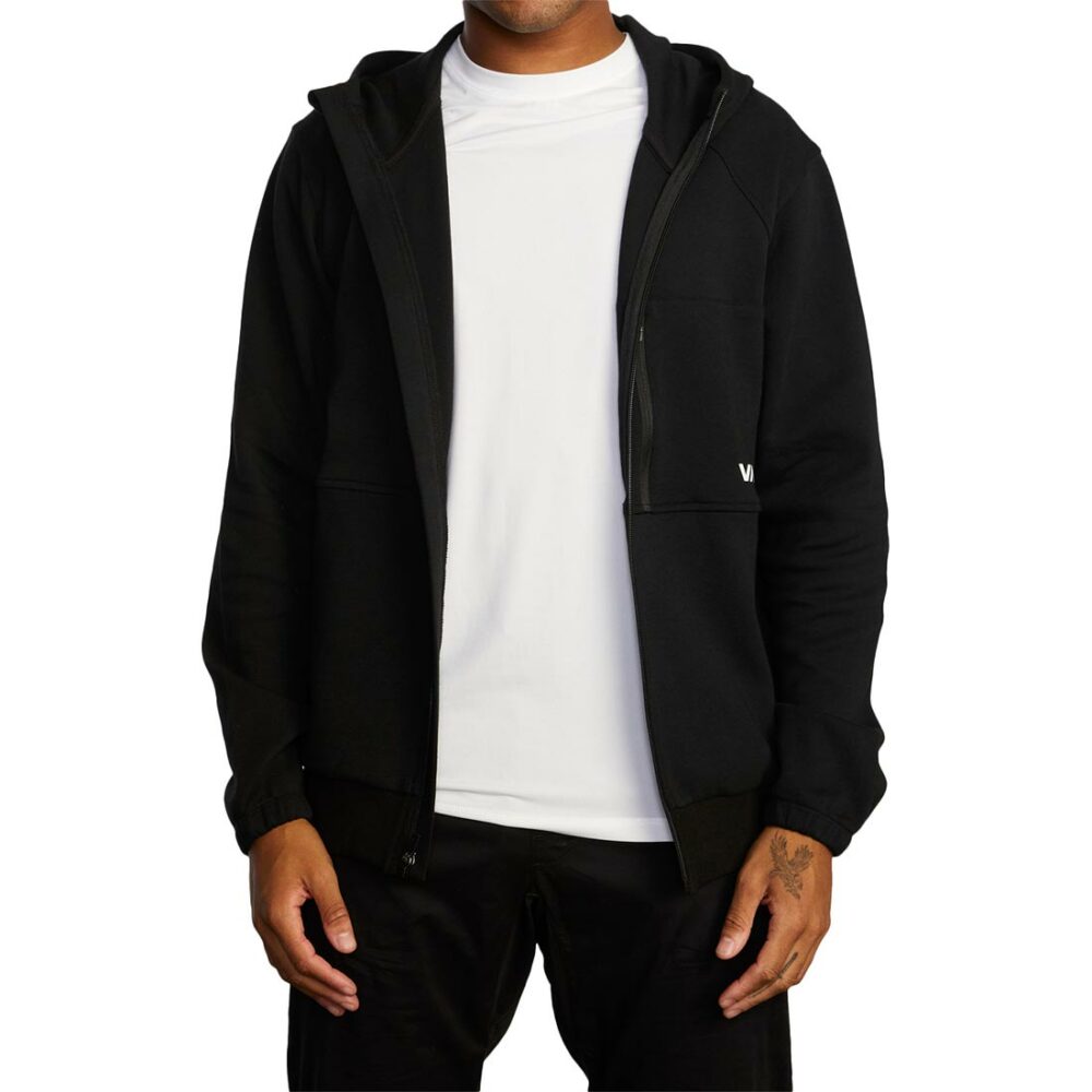 RVCA Sport Tech Zip-Up Hoodie - Black 2