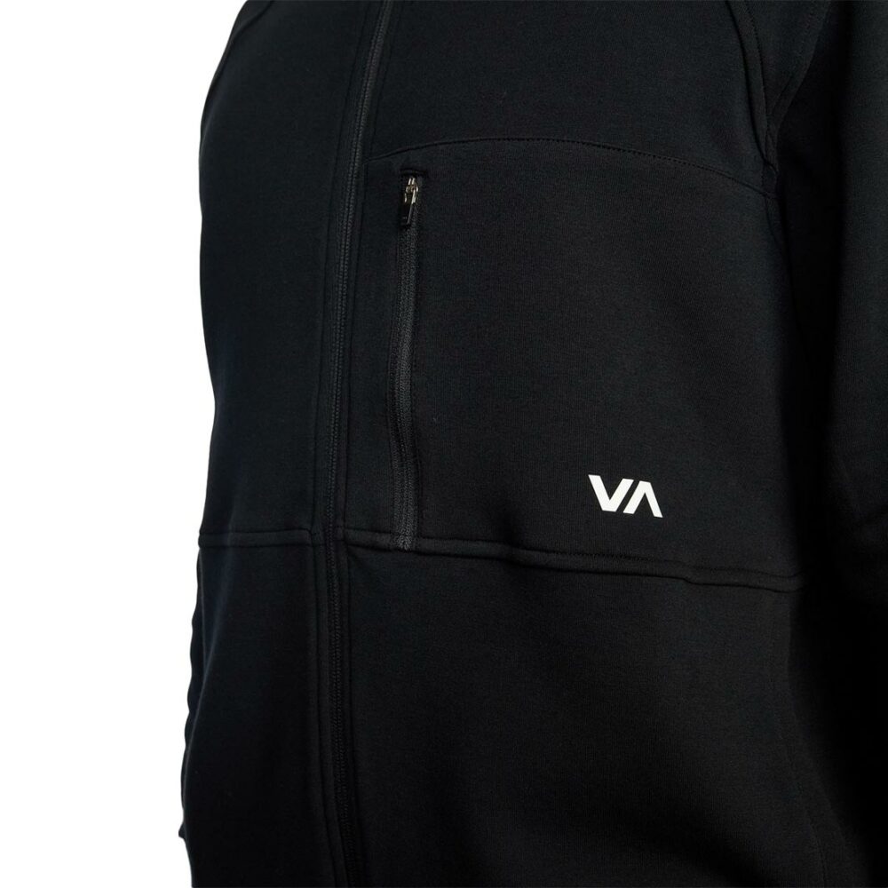 RVCA Sport Tech Zip-Up Hoodie - Black 2