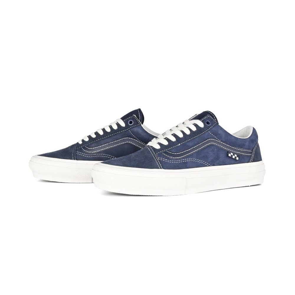 Vans Old Skool Wrap Skate Shoes - Deep Navy/White