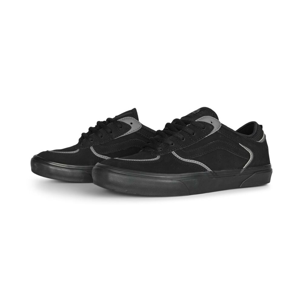 Vans Rowley Pro Skate Shoes - Black/Pewter
