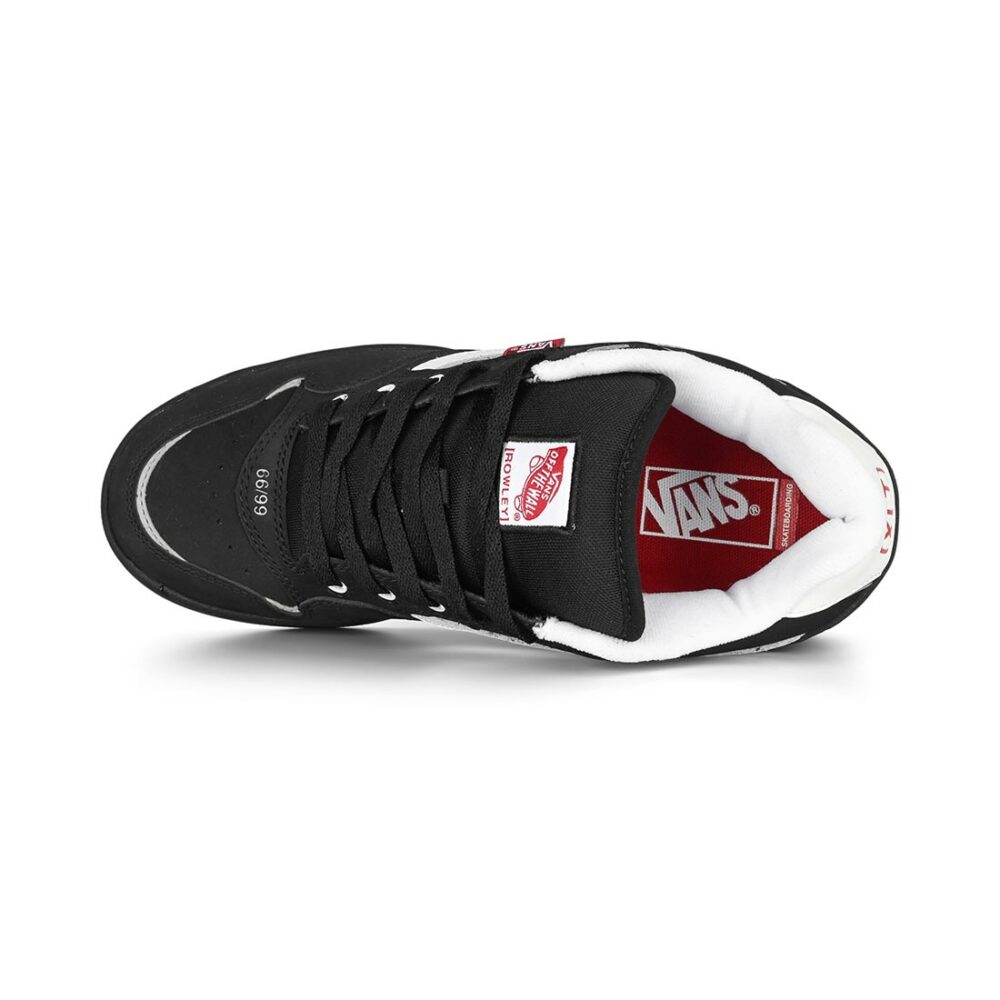 Vans Rowley XLT Skate Shoes - Black/White/Red