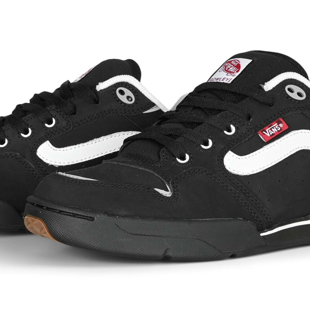 Vans Rowley XLT Skate Shoes - Black/White/Red