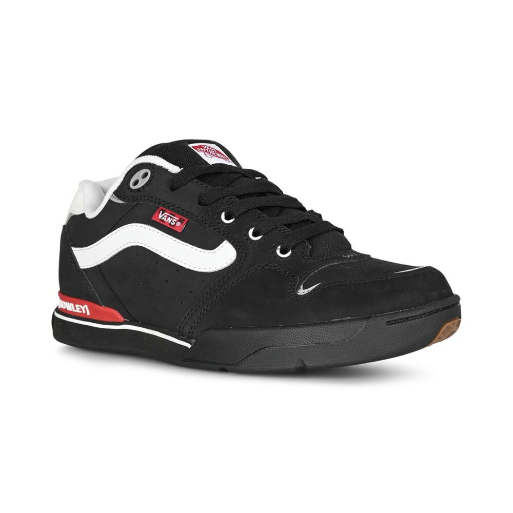 Vans Rowley XLT Skate Shoes - Black/White/Red