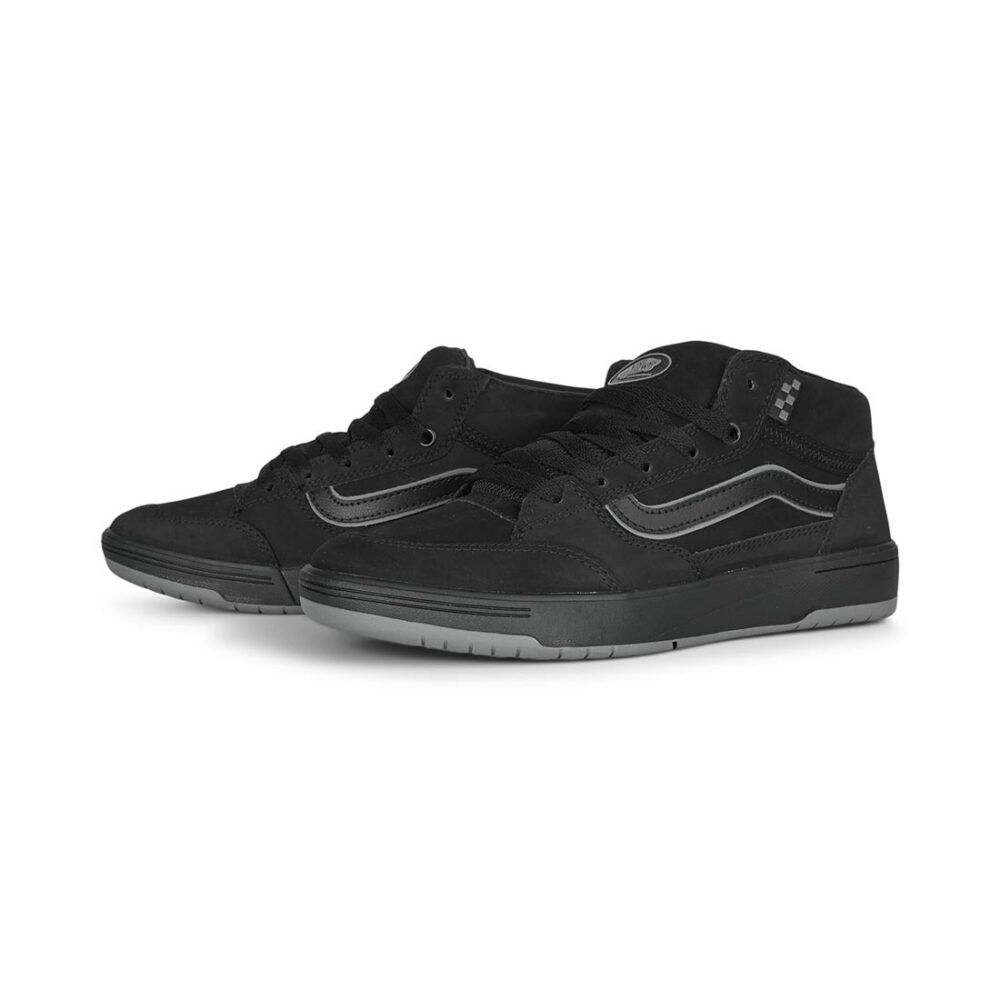 Vans Zahba Mid Skate Shoes - Black/Pewter